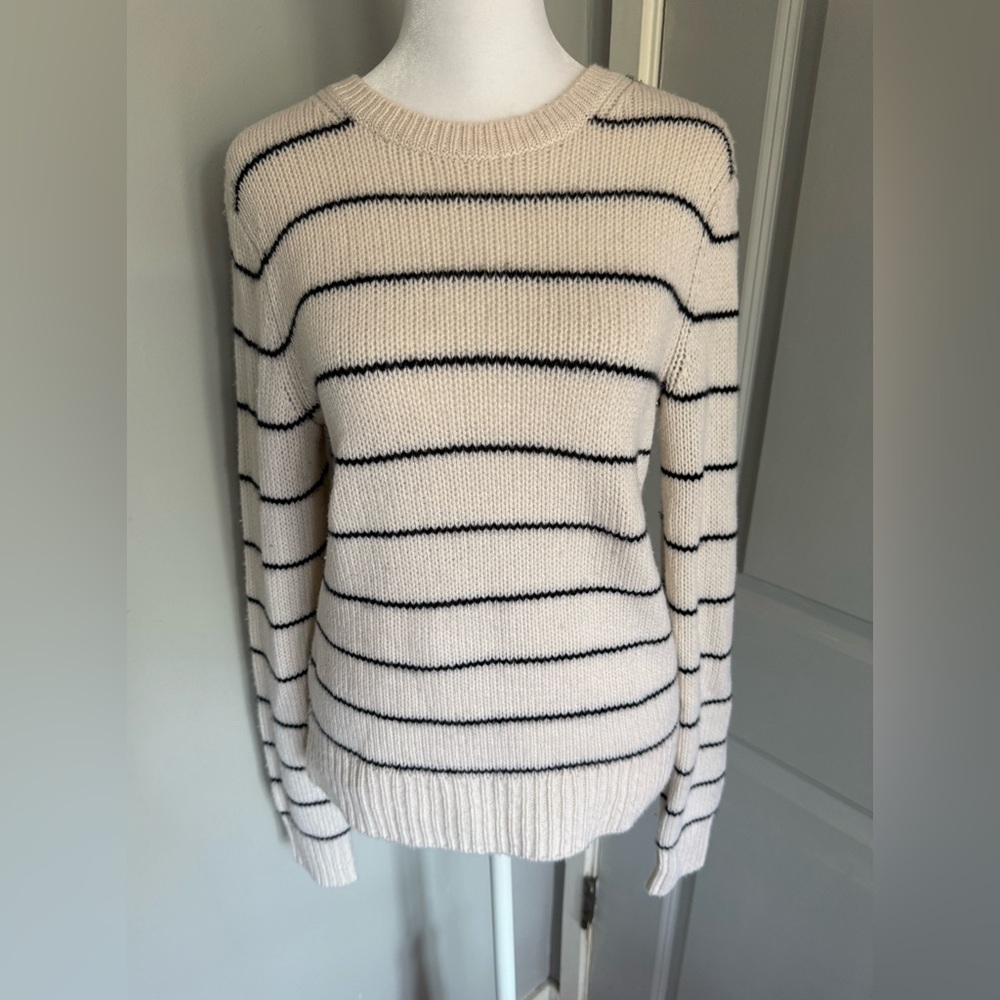 Vince Cashmere Striped Sweater